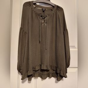 Army Green tunic top